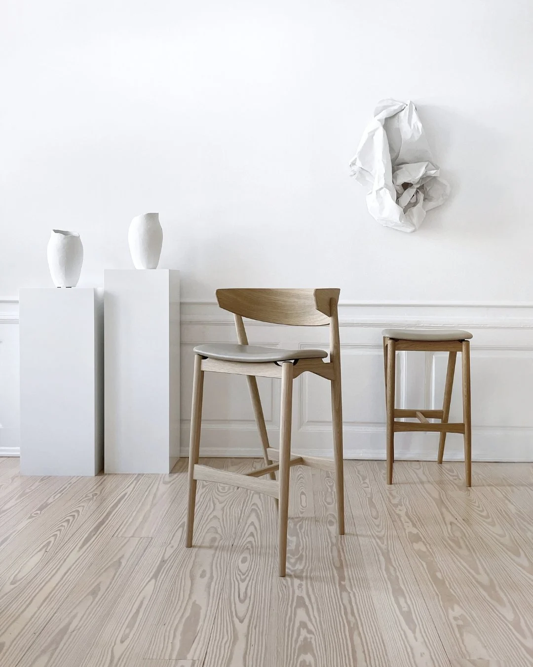 Sibast No 7 Bar Chair | Danish Modern Bar Stool by Helge Sibast